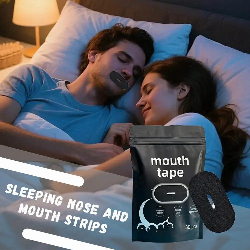 Mouth Tape for Sleeping Sleep Open Mouth Breath Correction Elastic Tape Stops Closed To Form Healthy Nasal Breathing Habit