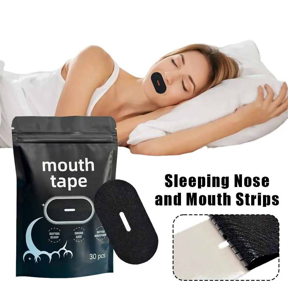 Mouth Tape for Sleeping Sleep Open Mouth Breath Correction Elastic Tape Stops Closed To Form Healthy Nasal Breathing Habit