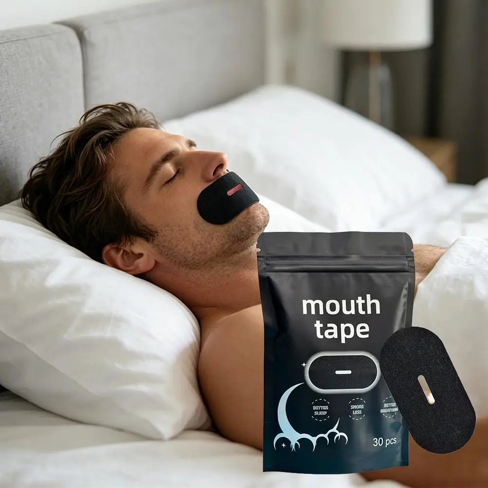 Mouth Tape for Sleeping Sleep Open Mouth Breath Correction Elastic Tape Stops Closed To Form Healthy Nasal Breathing Habit