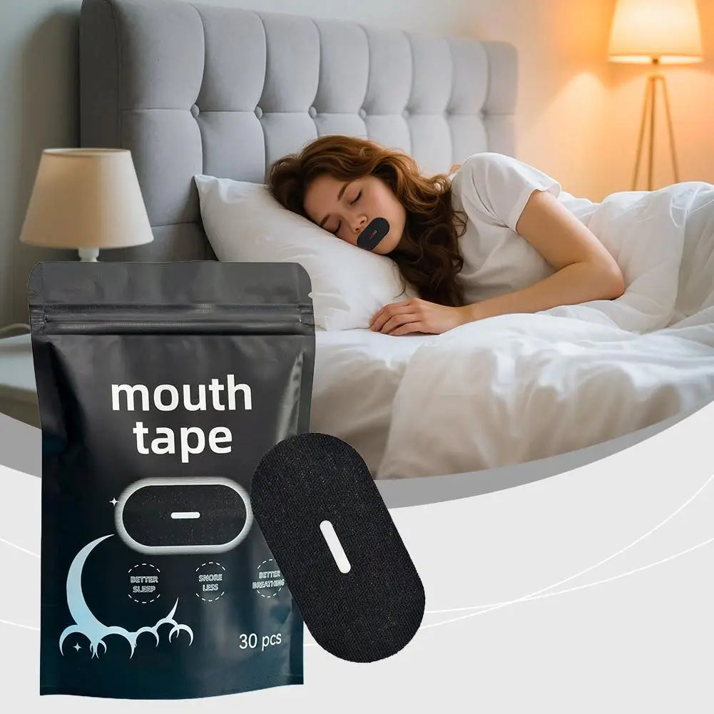 Mouth Tape for Sleeping Sleep Open Mouth Breath Correction Elastic Tape Stops Closed To Form Healthy Nasal Breathing Habit