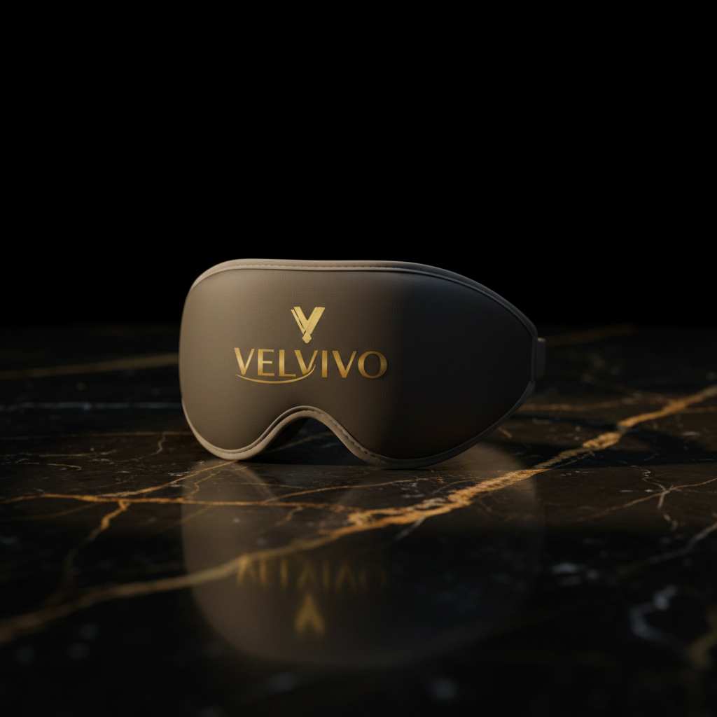 Velvivo Sleep Mask - Correct Shape & Logo