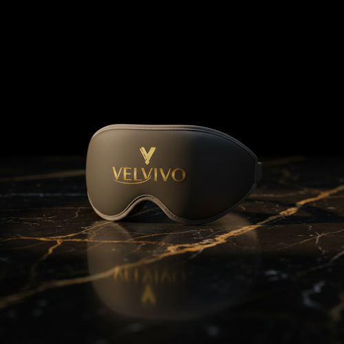 Velvivo Sleep Mask - Correct Shape & Logo
